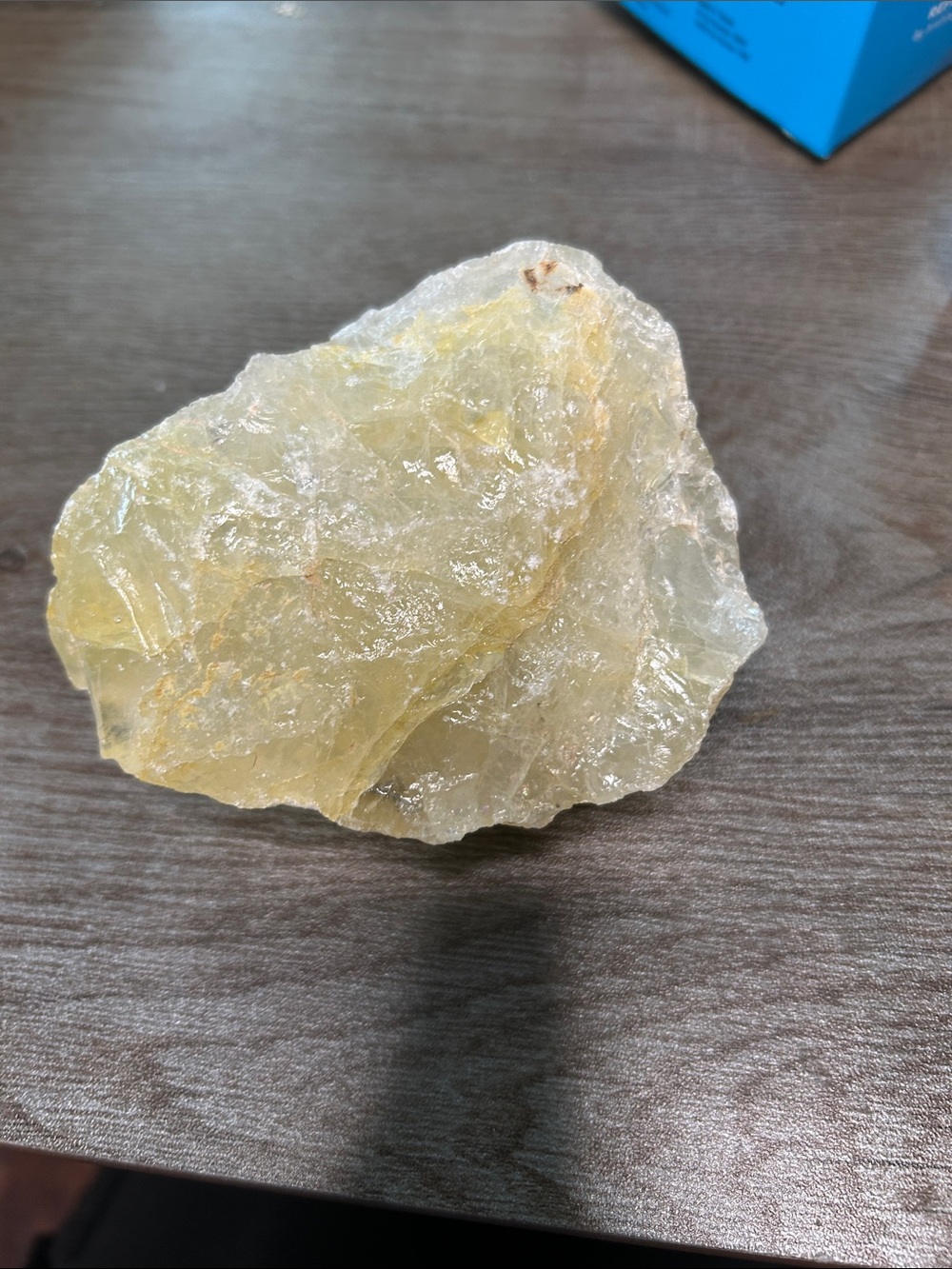 Green Calcite (often referred to as pale green or pistachio calcite).